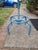 1960s Vintage Adjusto Equipment Company Drafting Chair Stool Vinyl Cushion Back Rest Swivel Adjustable With Foot Ring For Sale - Image 11 of 12
