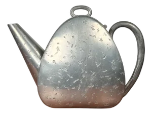 Mid-Century Modern Decorative Pewter Teapot from Skurdal Pewter, 1960s