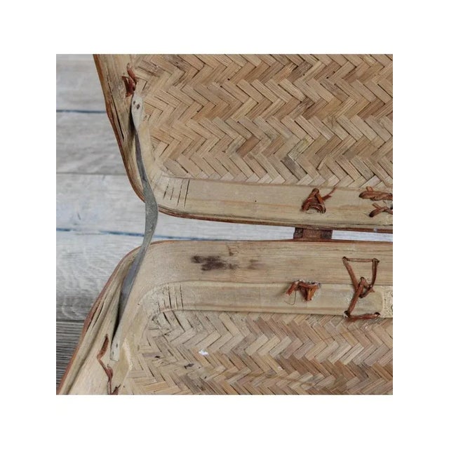 Rattan Suitcase, 1950s For Sale - Image 9 of 10