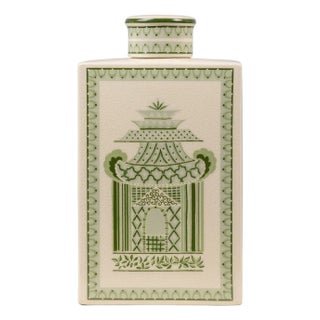 Winterthur for Port 68 Pagoda Garden Green Medium Jar For Sale