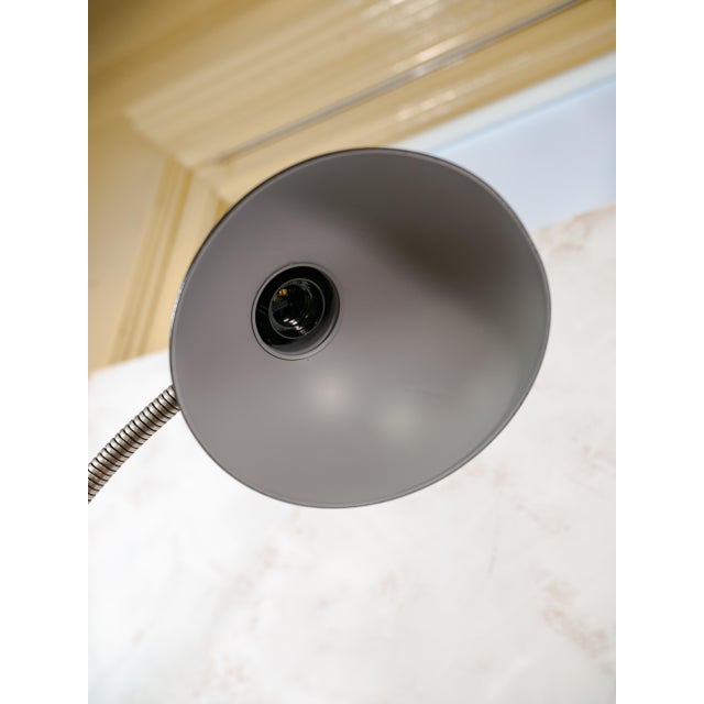 Metal Antique Bauhaus Gooseneck 6740 Clamp Lamp with Super Lampshade by Christian Dell from Kaiser Idell, 1940s For Sale - Image 7 of 14