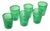 Green Tequila Glasses by Mariana Iskra for Ribes Studio Maestro Ballarin, Set of 6 For Sale - Image 8 of 8