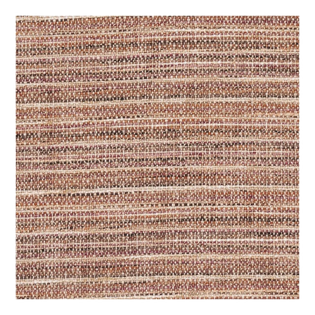 Sample - Schumacher Formentera Performance Fabric in Bark For Sale