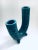 Brutalist Art Pottery Studio Fat Lava Horn Spout Vase, Belgium, 1960s For Sale - Image 4 of 12