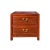 Oriental Brown Stain 2 Drawers End Table Nightstand Cabinet For Sale In San Francisco - Image 6 of 6