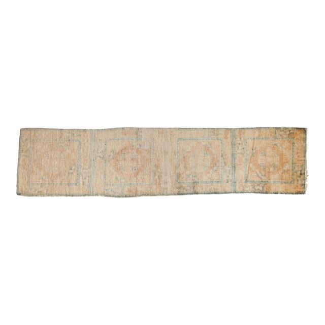 Antique Distressed Peking Rug Runner - 2' x 8'2" For Sale