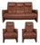 Art Deco Living Room Set with Two Armchairs, Set of 3 For Sale