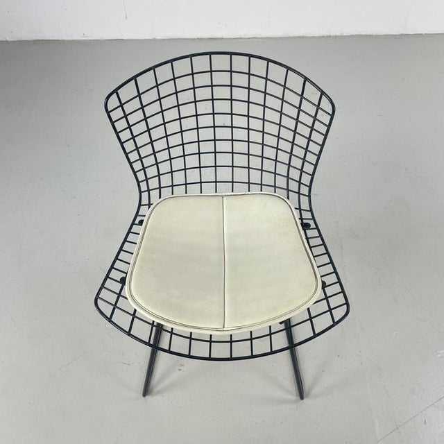Side Chair in Black by Harry Bertoia, 1950s For Sale - Image 3 of 11