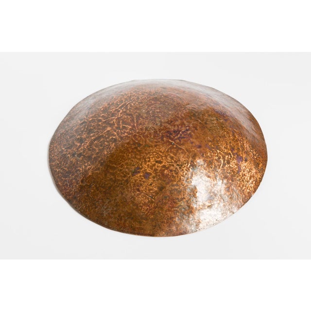 Vintage Art Dish in Enamel and Copper, 1960s For Sale - Image 4 of 5