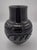 Contemporary Signed Sherry Tafoya Santa Clara Pueblo Monumental Carved Blackware Avanyu Vase For Sale - Image 3 of 8