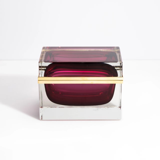 Discover the epitome of elegance with this exquisite Murano glass box, meticulously crafted in Murano, Italy. Available in...