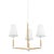 Mitzi Mariana 3-Light Chandelier, Textured White For Sale