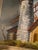 Mid-20th Century Windmill & Cottage Landscape Oil Painting on Canvas - Framed & Signed For Sale In Miami - Image 6 of 12