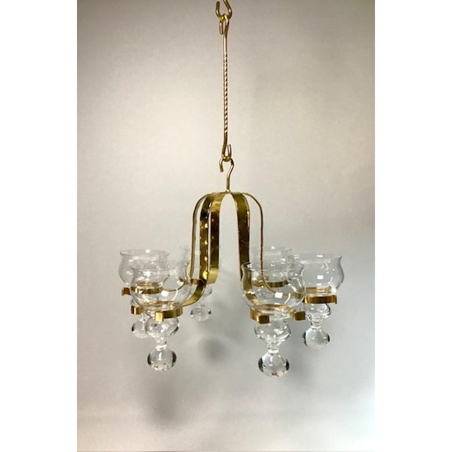 Wrought Iron Chandelier by Bertil Vallien for Boda, 1960s For Sale - Image 6 of 11