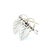 Silver 1990s Georg Jensen Estate Vine Leaves Brooch Silver For Sale - Image 8 of 12