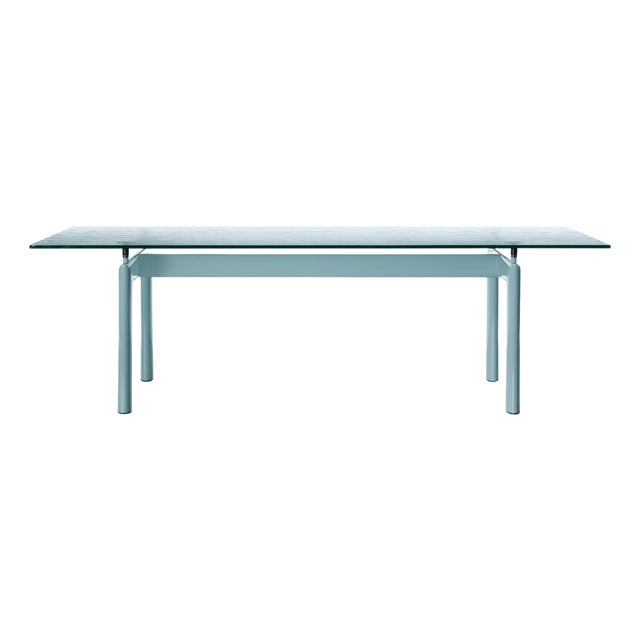 6 Table in Marble and Steel by Le Corbusier for Cassina For Sale