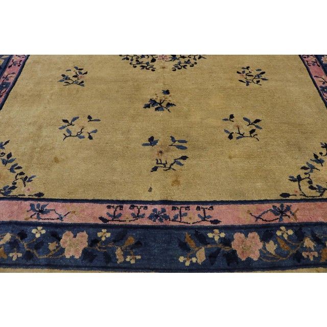 Antique Chinese Peking Rug - 08'03 X 09'08 For Sale - Image 4 of 9