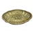 Vintage Brass Trinket or Jewelry Dish Featuring an Ornate, Embossed (Repoussé) Fruit and Vegetable Motif For Sale