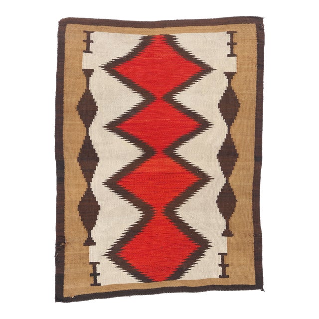 Antique Southwest Modern Eye Dazzler Rug, 04'00 X 05'04 For Sale