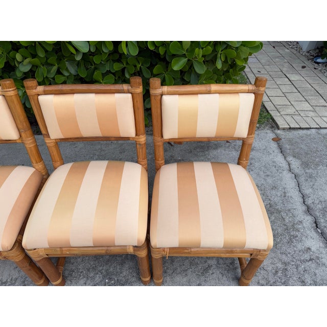 Vintage Elephant Bamboo Dining Chairs, Set of 4 For Sale - Image 9 of 10