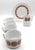 Limoges, France Mid 20th Century Schirnding Bavaria Bone China Tea Cups, Creamer and Dessert Plate, 6 Pieces For Sale - Image 4 of 10