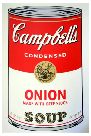 Sunday B. Morning after Andy Warhol, Campbell's Onion Soup, Silkscreen Print