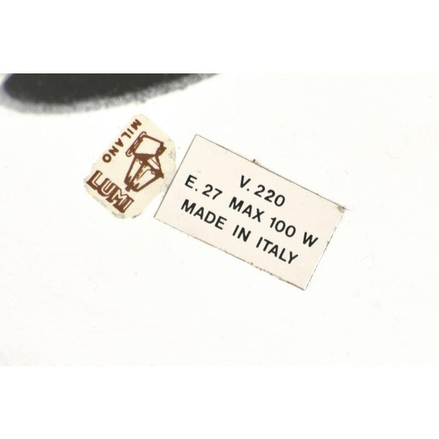 Large Italian Brass Floor Lamp from Lumi, 1968 For Sale - Image 14 of 15