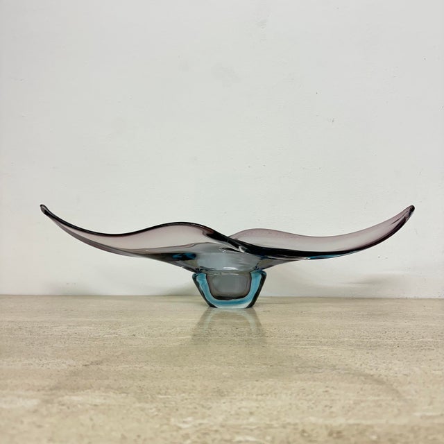 Murano Sommerso Glass Bowl, 1960s For Sale - Image 14 of 18