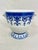 Vintage Blue & White Cachepot For Sale - Image 4 of 7