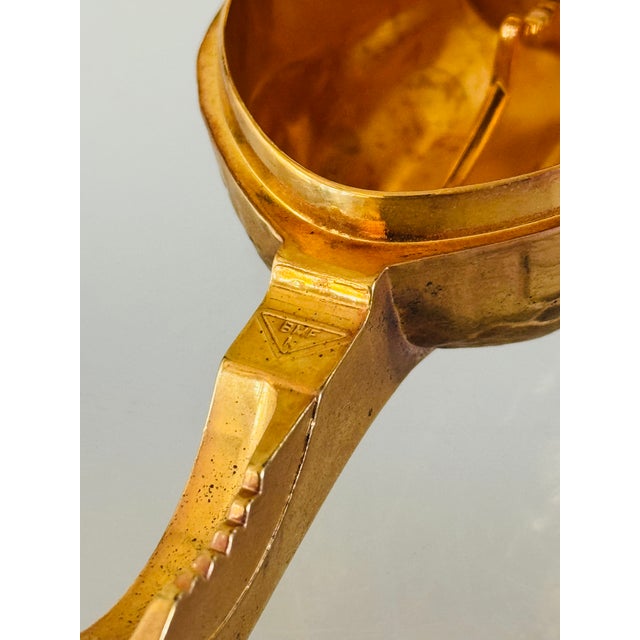 70’s West Germany Brass Finish Nuckcracker For Sale - Image 10 of 11