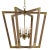 The Arts & Crafts movement inspired the design of the Bastian Large Lantern, which is made of wrought iron and wood in...