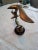 Metal 1960s "Mid-Century Modern Brass Birds in Flight Sculpture" For Sale - Image 7 of 10