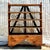 Vintage Boho Industrial Etagere on Wheels For Sale In West Palm - Image 6 of 12