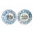 Late 20th Century Napoleonic No Military Scene Transferware Plates- Set of 2 For Sale