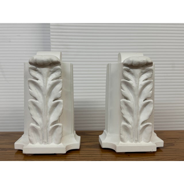 Design Plus Gallery presents a Pair of Acanthus Scroll Brackets by Hayles and Howe. Historically referred to as brackets...