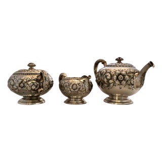 Late 19th Century Gorham Sterling Tea - Set of 3 For Sale