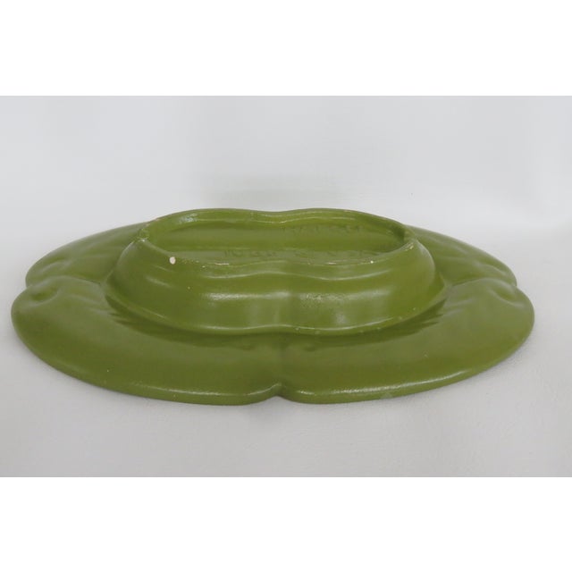 Mid Century Modern Haeger Pottery Green Ashtray 4520b For Sale In Miami - Image 6 of 16