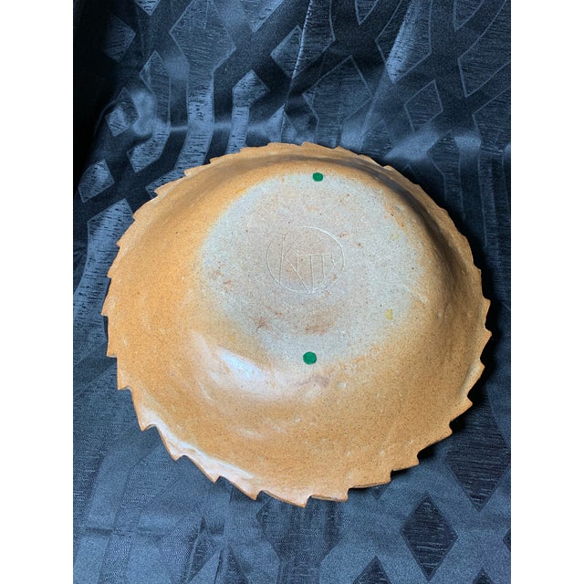 1970s Vintage Native American Handmade Round Spiral “ufo” Shaped Sculpture Vessel For Sale - Image 11 of 13