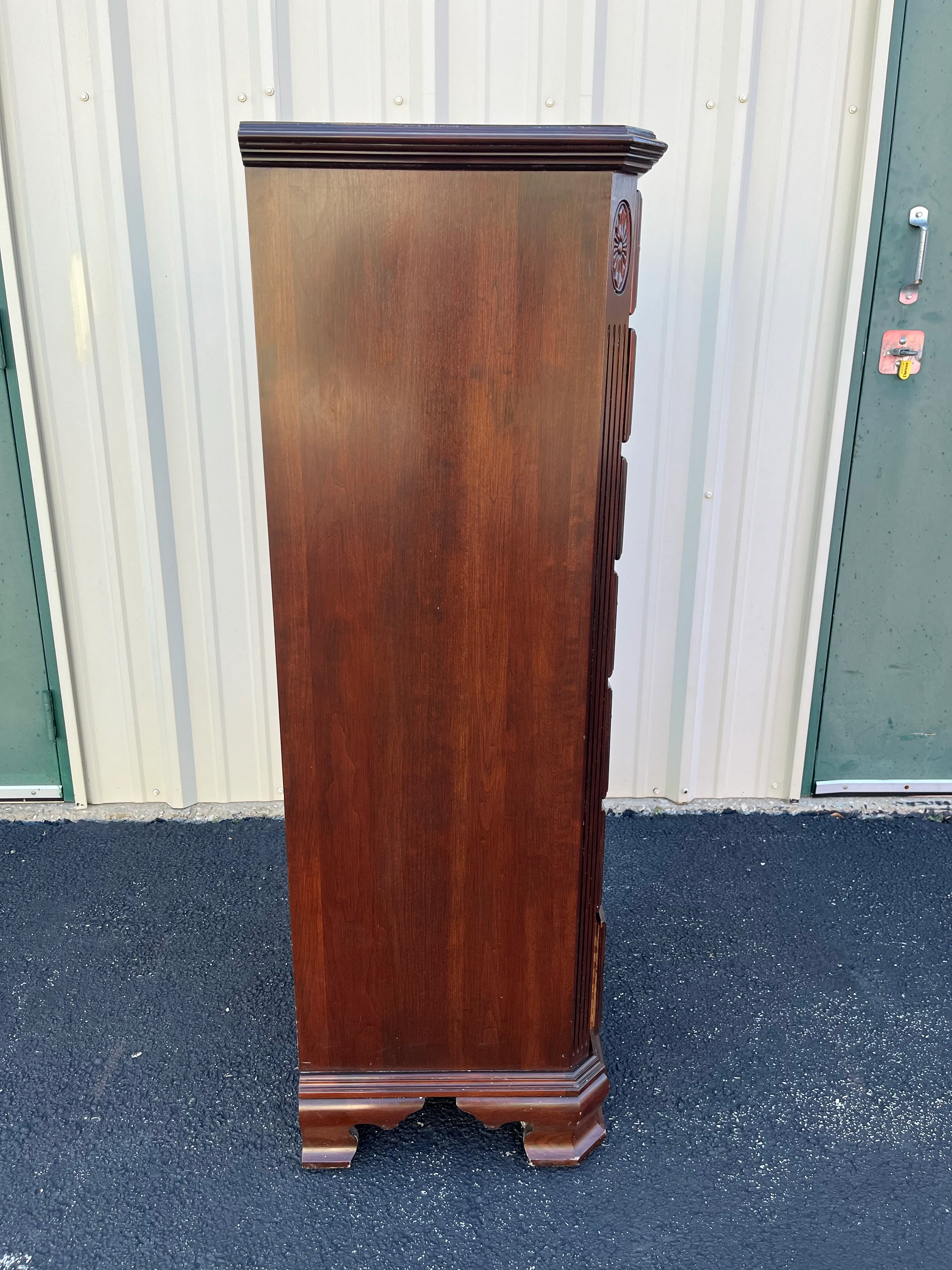 1980s Ethan Allen Georgian Court Cherry Lingerie Chest of Drawers