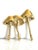 Solid brass triple mushroom wall hook. Perfect for dish towels, keys, leashes, etc.