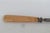 Mid-Century Modern Metal Butchers Steel Knife Sharpener Honing Rod Wood Grain Style Handle 5101b For Sale - Image 3 of 12