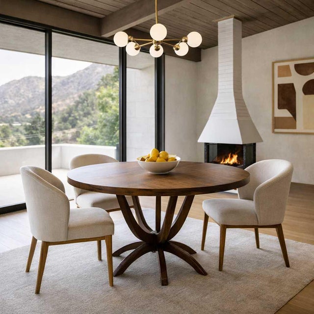 Chet Beardsley for Living Designs Round Dining Table, Mid-Century Modern, Mid-Century For Sale - Image 15 of 18