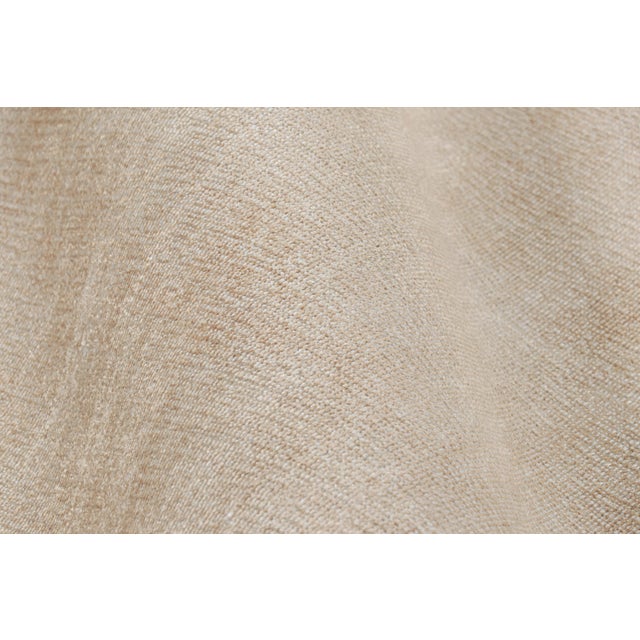 Textile Rug & Kilim’s Oversized Textural Rug in Beige-Brown Tones & Striae For Sale - Image 7 of 8