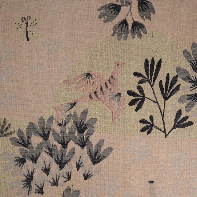 Le Déjeuner Wall Tapestry by René Fumeron for Ateliers De Abusson, 1960s For Sale - Image 11 of 18