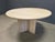 Italian Round Travertine Dining Table, 1970s For Sale - Image 3 of 14