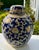 Mottahedeh Cobalt Blue and Gold Lidded Ginger Jar For Sale - Image 4 of 11