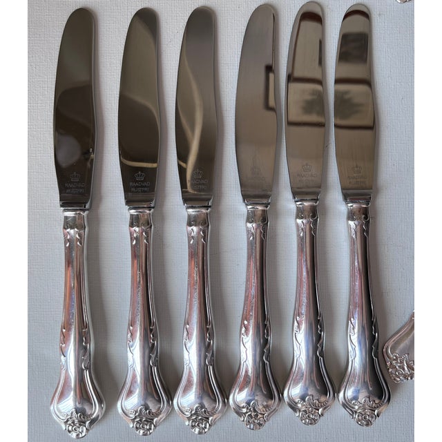 1960s 1960's Danish 'Alta' Silver-Plated Cohr Flatware-Service 12-Storage Box For Sale - Image 5 of 9