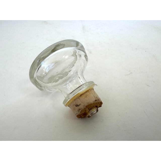 1960s Vintage Nautical-Style Clear Glass Decanter With Rope Accent and Original Stopper For Sale - Image 5 of 8