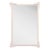 Fleur Home Garden District Napoleon Rectangle Mirror in Pink Ground, 30x40 For Sale