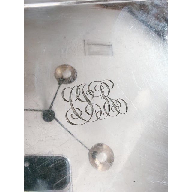 A beautiful antique circa late 1800s silver plated serving tray made by Tiffany and Company! In excellent condition for...